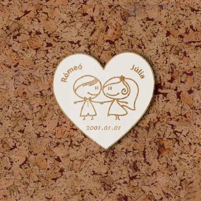 Esküvői köszönőajándék - Menyasszony és vőlegény