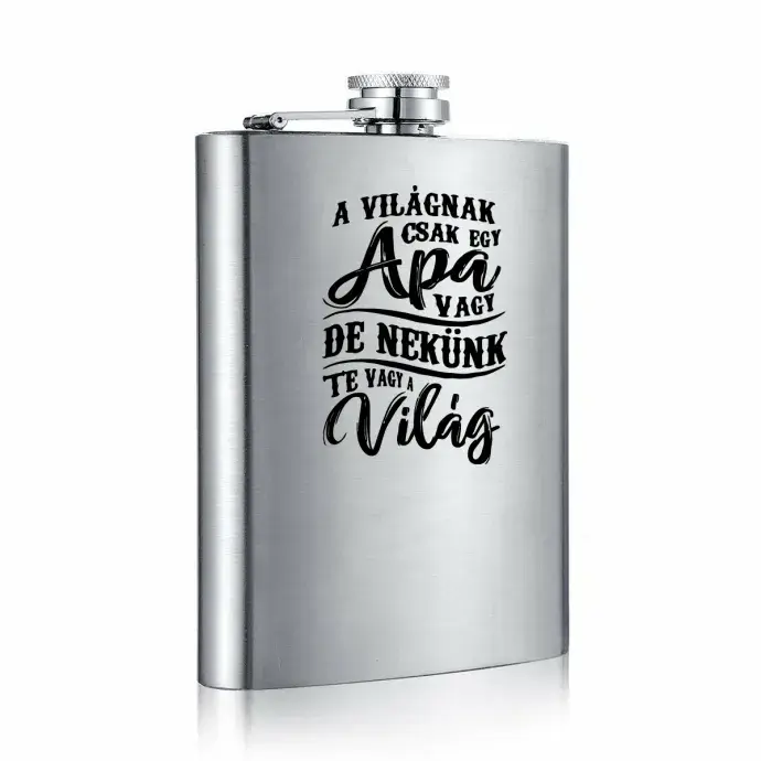 Fém laposüveg - Apa a világ