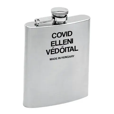Fém laposüveg - Covid elleni védőital
