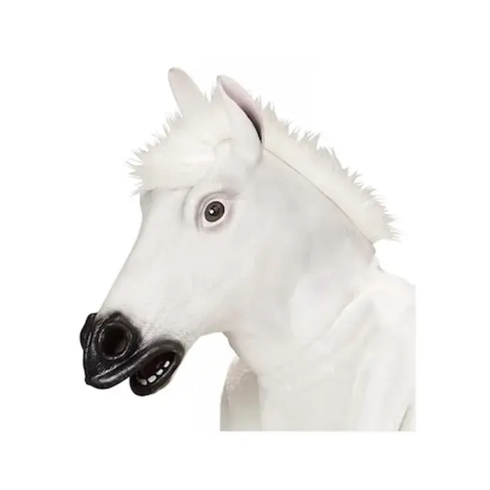Lófej gumi maszk - fehér