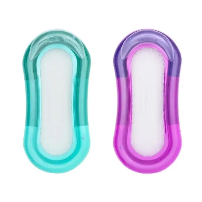 Gumimatrac - hálós ovális fekvő - rózsaszín