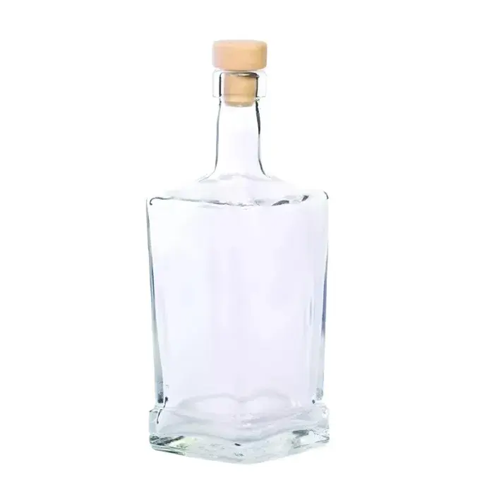 Pálinkás üveg - Négyzetes