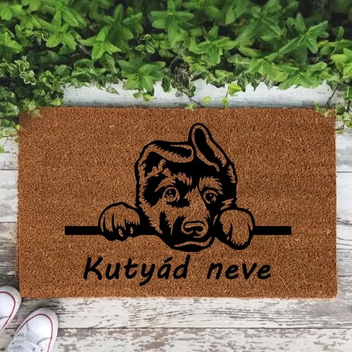 Kókuszrost lábtörlő - kölyök Német juhász