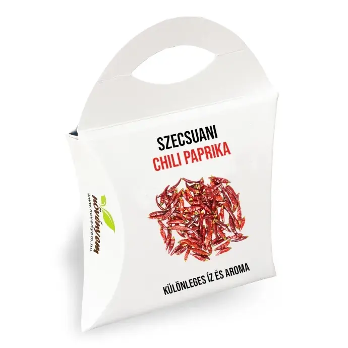 Szecsuani chili magok díszdobozban