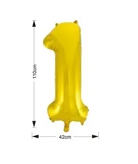 Óriás számos fólia lufi - 1