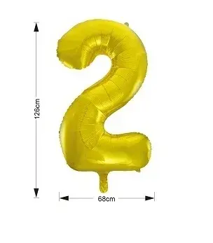 Óriás számos fólia lufi - 2