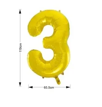 Óriás számos fólia lufi - 3