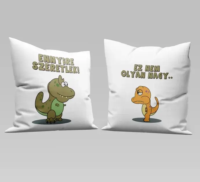 Párna - szerelmes dinók