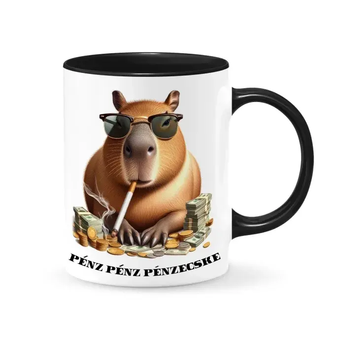 Bögre - Capybara pénzecske