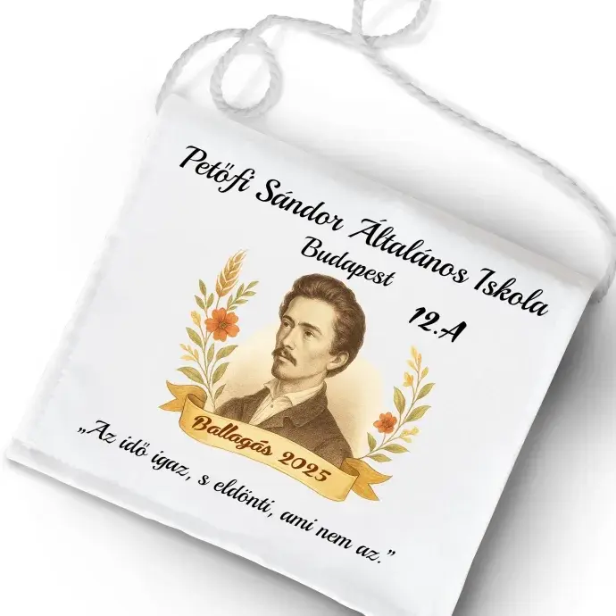 Ballagási tarisznya Iskolásoknak - Petőfi Sándor