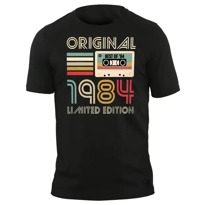 Póló - Retro kazetta egyedi évszámmal Póló - Retro kazetta egyedi évszámmal