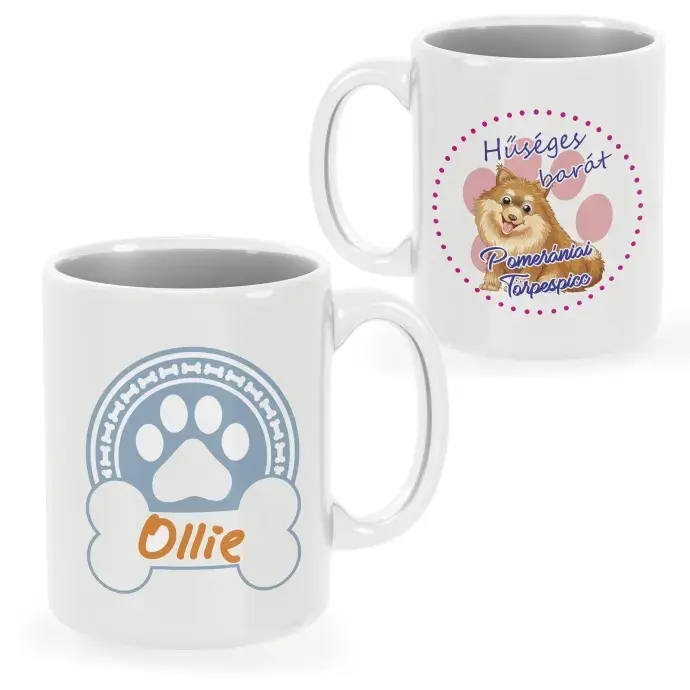 Törpespicc bögre egyedi névvel