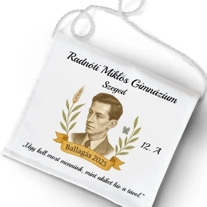 Ballagási tarisznya Iskolásoknak - Radnóti Miklós