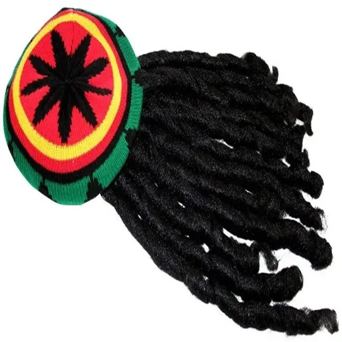 Raszta paróka sapkával Raszta paróka sapkával