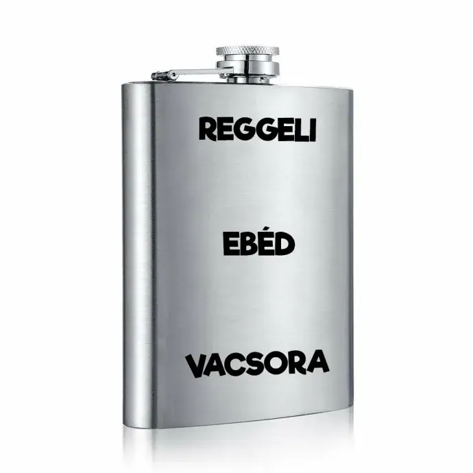 Fém laposüveg - Reggeli, ebéd vacsora Fém laposüveg - Reggeli, ebéd vacsora