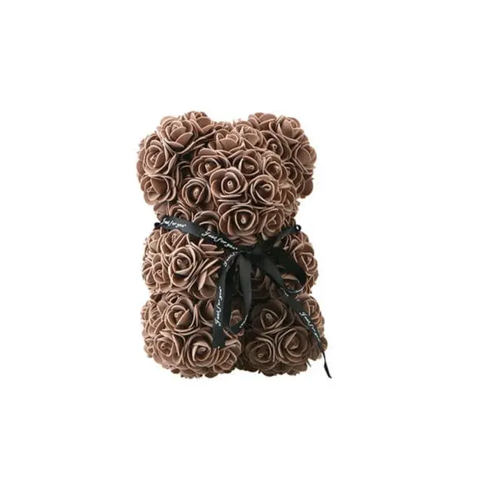 Rózsa maci - barna 25 cm Rózsa maci - barna 25 cm