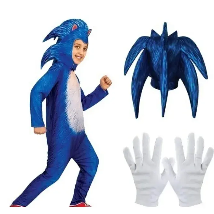 Sonic gyerek jelmez szett