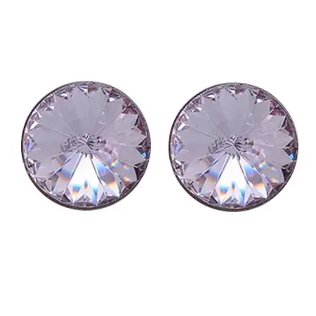 Swanis pötty bedugós fülbevaló - 12mm - halványlila Swanis pötty bedugós fülbevaló - 12mm - halványlila