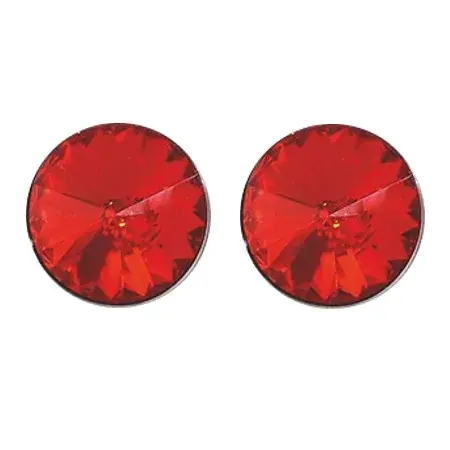 Swanis pötty bedugós fülbevaló - 12mm - piros Swanis pötty bedugós fülbevaló - 12mm - piros