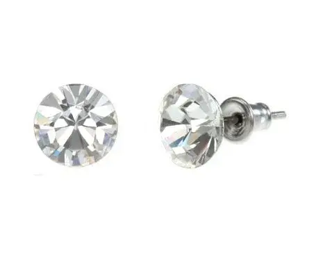 Swanis pötty bedugós fülbevaló - 8mm – víztiszta Swanis pötty bedugós fülbevaló - 8mm – víztiszta