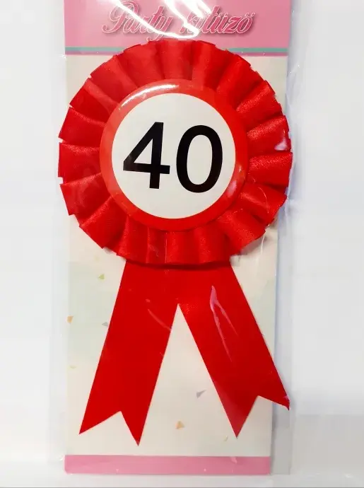 Party kitűző - 40 Party kitűző - 40