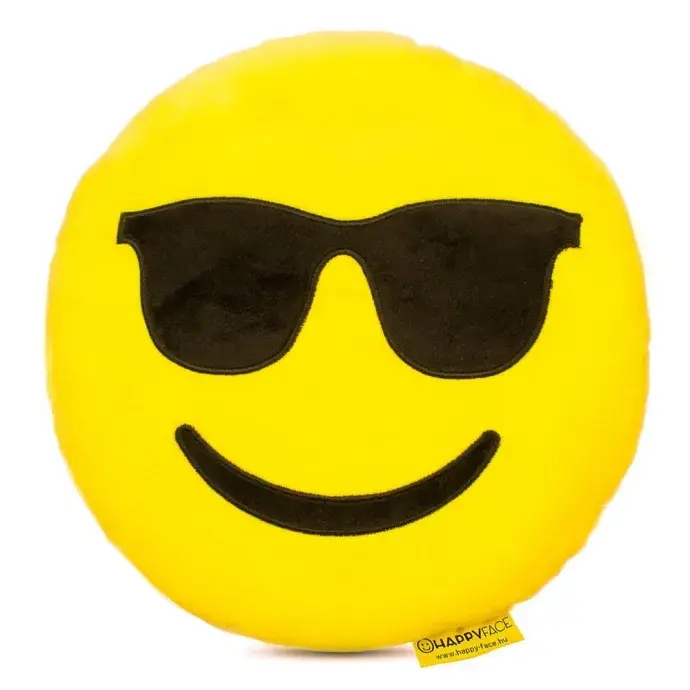 Szemcsis emoji párna