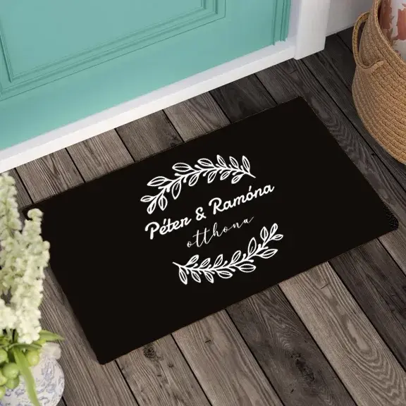 Lábtörlő - Egyedi lábtörlő pároknak