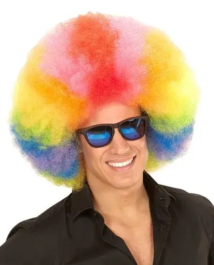 Afro paróka - színes Afro paróka - színes