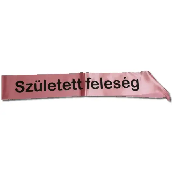 Született feleség vállszalag