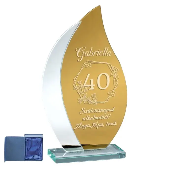 Tükörüveg díj - Születésnapra Tükörüveg díj - Születésnapra
