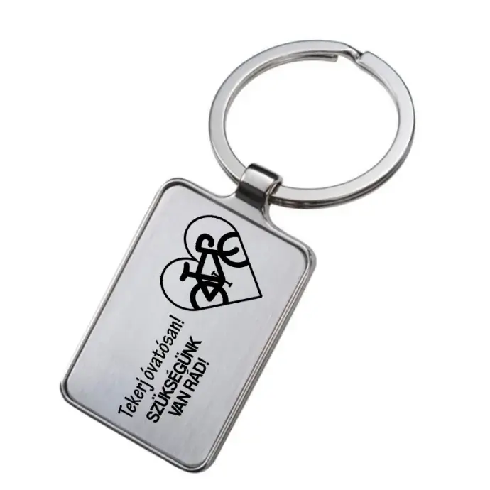 Gravírozott kulcstartó - Tekerj óvatosan