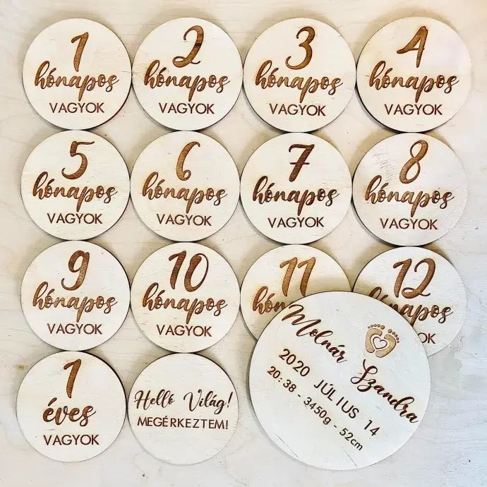 Újszülött fotózáshoz 15db-os szett