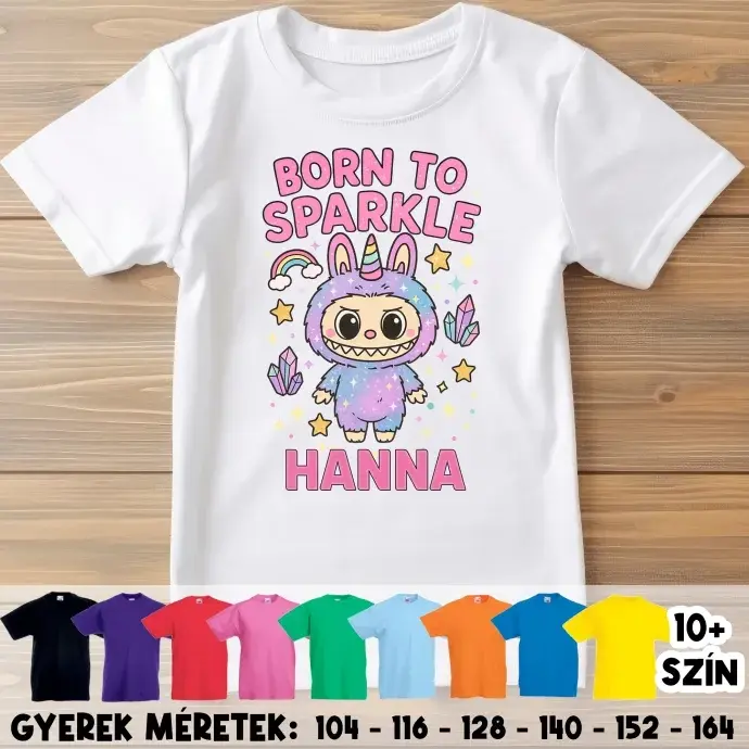 Gyerek póló - Labubu - Unikornis Gyerek póló - Labubu - Unikornis