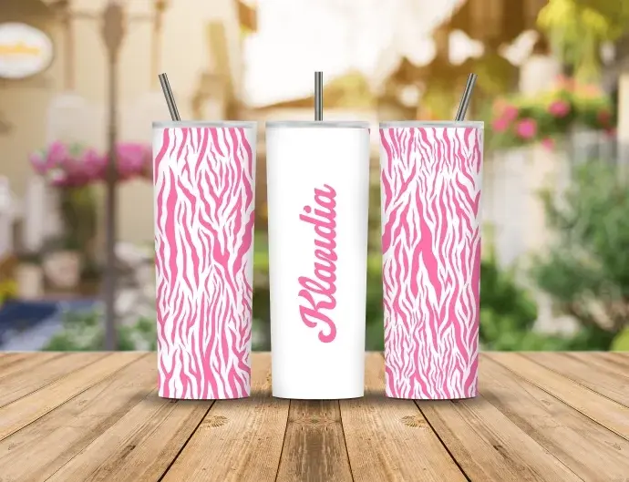 Úti termosz, Tumbler - Zebra