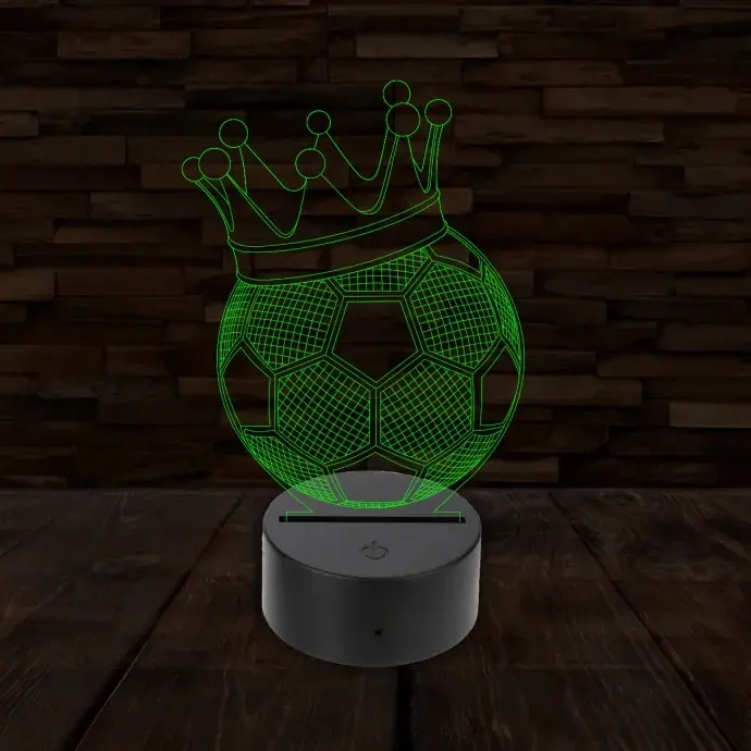 3D LED lámpa - Foci király 3D LED lámpa - Foci király