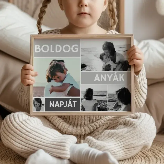 Fotó kollázs - Boldog Anyák napját Fotó kollázs - Boldog Anyák napját