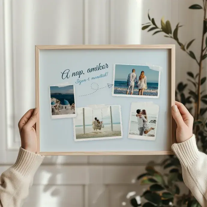 Fotó kollázs - Eljegyzésre Fotó kollázs - Eljegyzésre