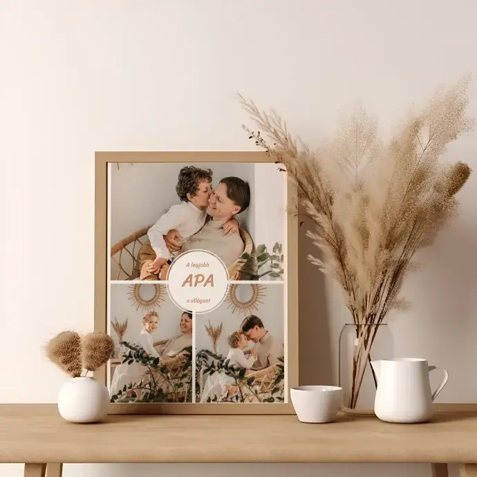 Fotó kollázs - A legjobb Apa a világon Fotó kollázs - A legjobb Apa a világon