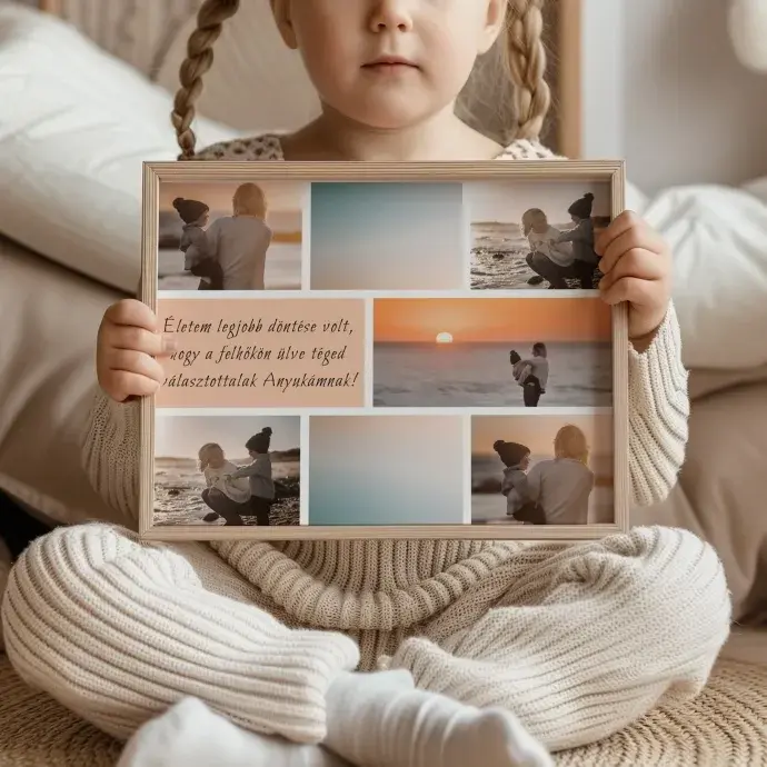 Fotó kollázs - Téged választottalak Anyukámnak Fotó kollázs - Téged választottalak Anyukámnak