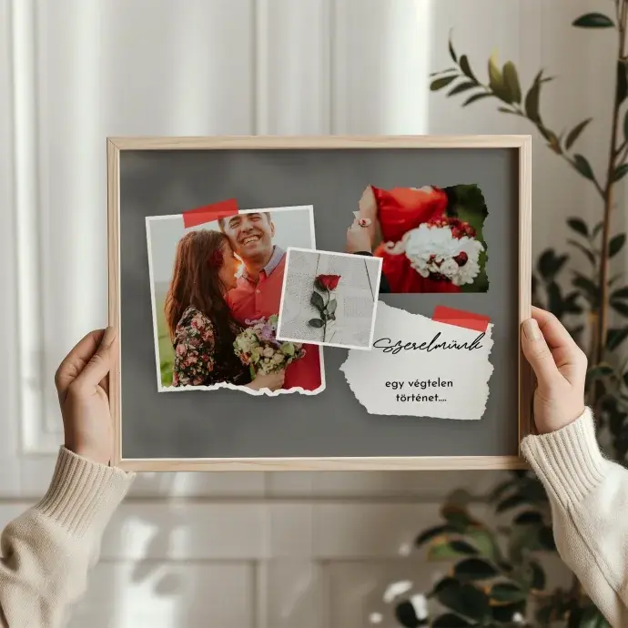 Fotó kollázs - Végtelen történet