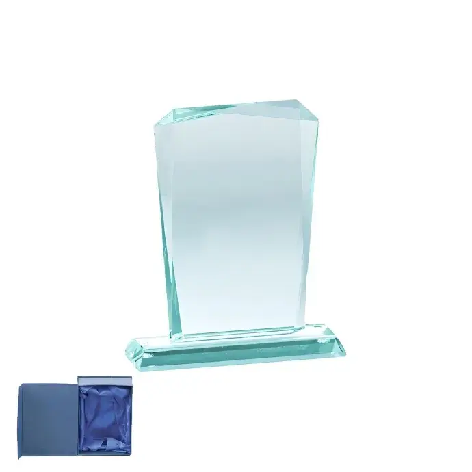 Üveg díj - Jade kristály tower - 16 cm Üveg díj - Jade kristály tower - 16 cm