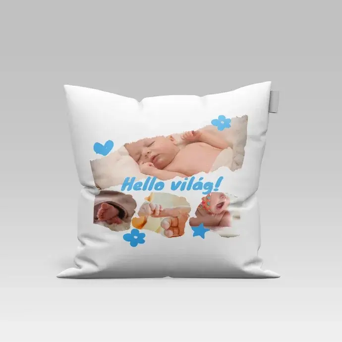 Párna - Helló világ - kisfiú