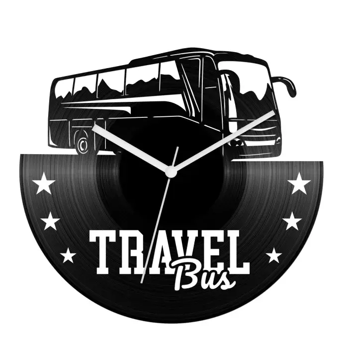 Buszos bakelit óra