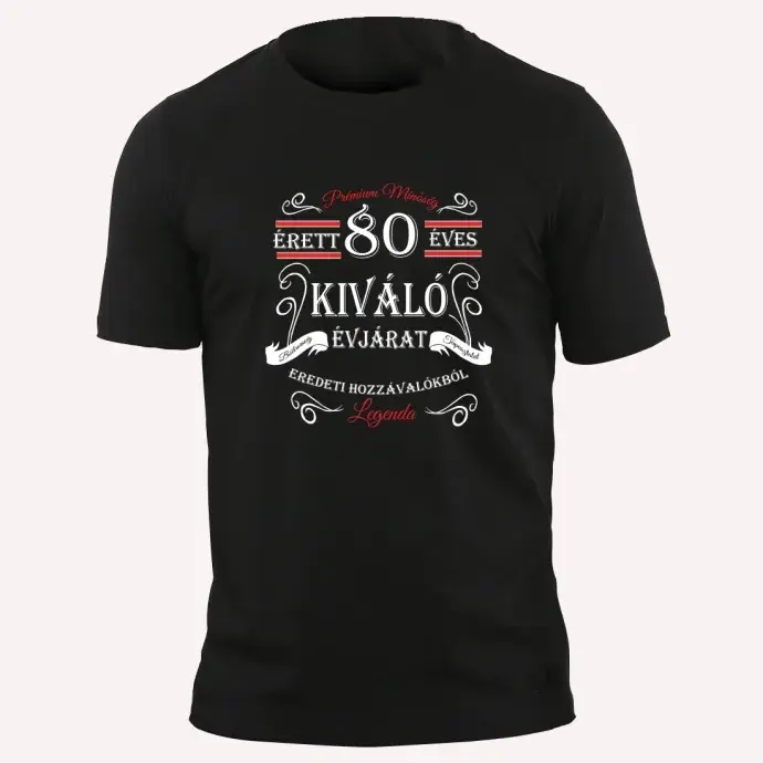 Póló - Kiváló évjárat - 80