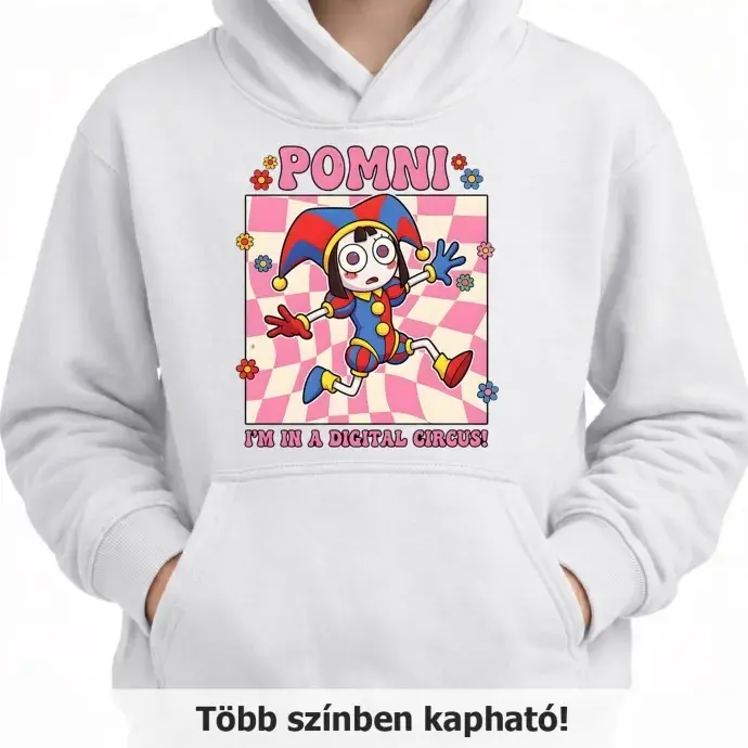 Digitális Cirkusz - Pomni gyerek pulóver