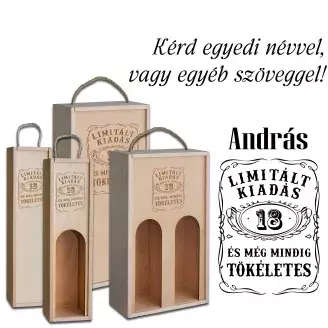 Fa bortartó doboz - 18. Születésnapra