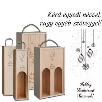 Fa bortartó doboz - Boldog Karácsonyt!