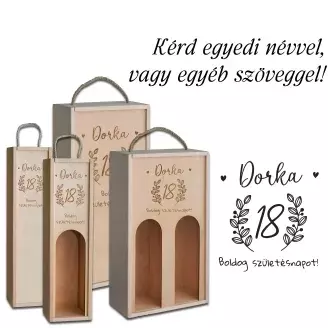 Fa bortartó doboz - Születésnapra - No.4.