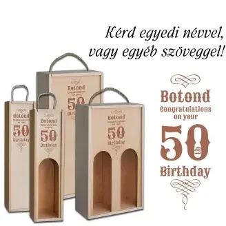 Fa bortartó doboz - Boldog születésnapot 6