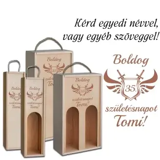 Fa bortartó doboz - Boldog születésnapot 9